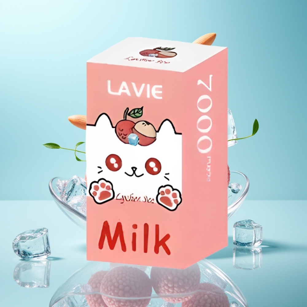 LAVIE Milk 7000 Puffs Disposable Vape – Lychee Ice | 16ML | 600mAh
